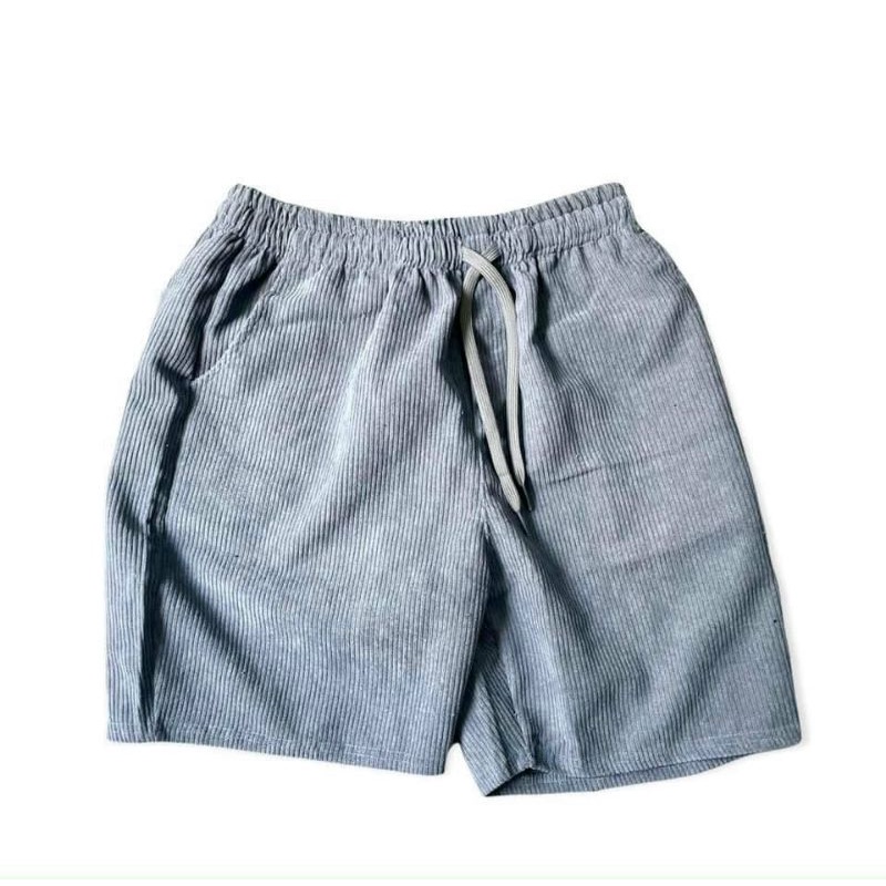 Quần Short Đùi Nhung Tăm Nam Nữ Form Unisex Phong Cách Ulzzang của SixK Store Unisex, Quần Short cá tính