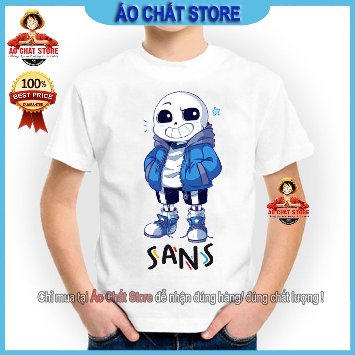 Áo Sans Undertale Ink Error trẻ em siêu độc | Áo bé trai Sans đẹp S08 | Áo Chất Store