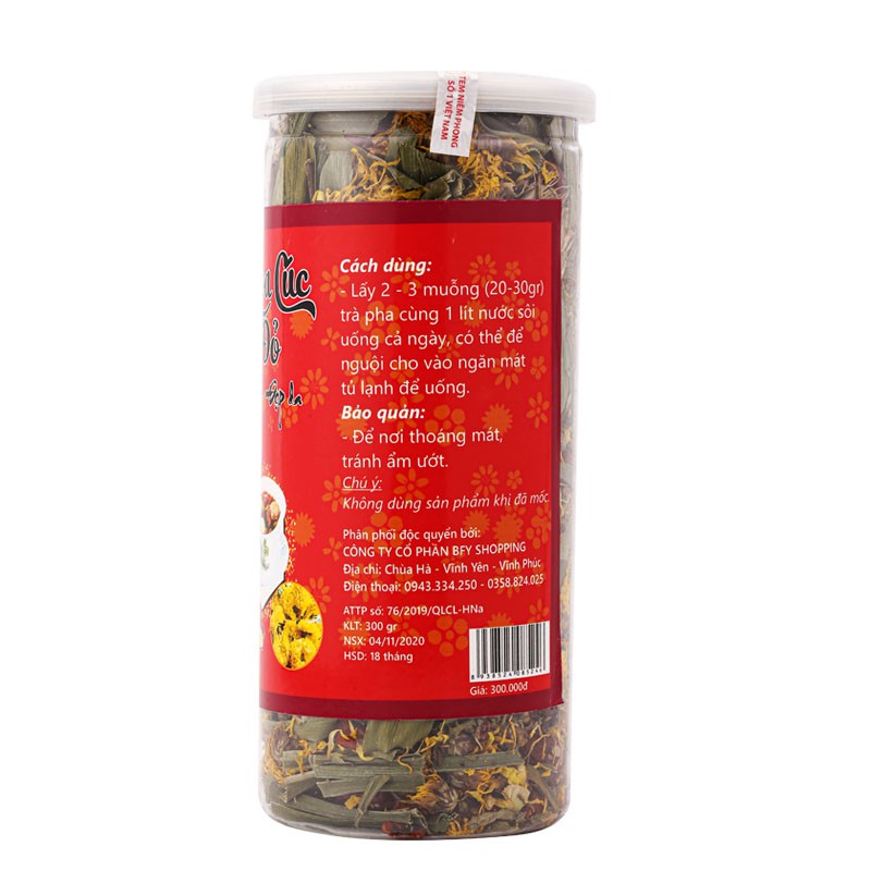 Trà táo đỏ hoa cúc, trà hoa cao cấp thương hiệu Việt mát gan, giải nhiệt, thanh lọc cơ thể - TTD