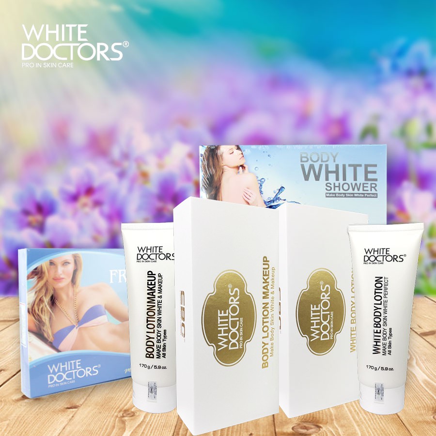 White Doctors Kem Dưỡng Thể Trắng Da, Chống Nắng Toàn Thân Body Lotion Makeup