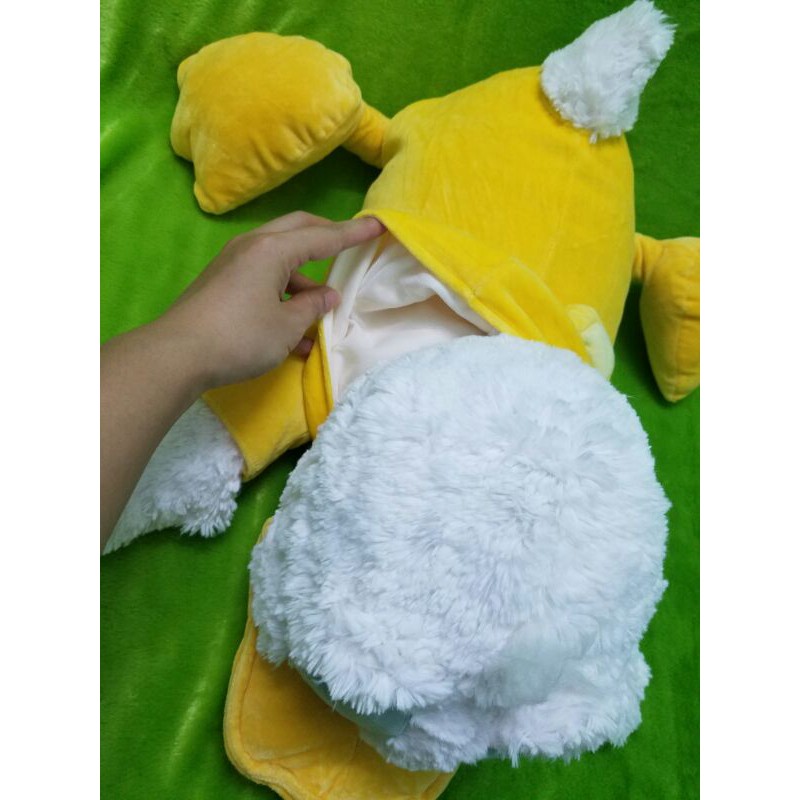 Gấu bông vịt Donal 65cm mặc áo cởi đc