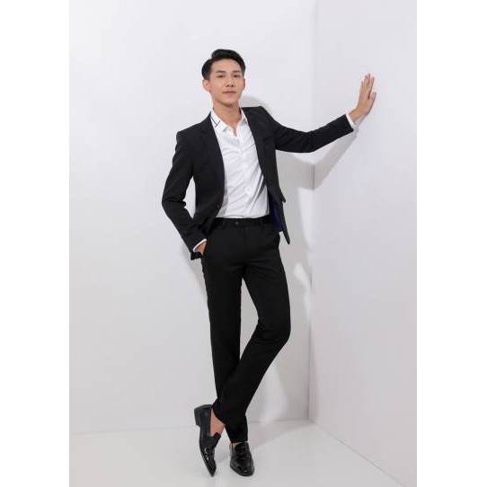 Bộ vest nam,Aó vest nam thời trang ,bộ suit màu đen cao cấp lịch lãm cho phái mạnh, com lê blaze (tặng áo sơ mi)