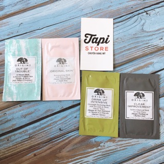 Set 4 sample mặt nạ Origins