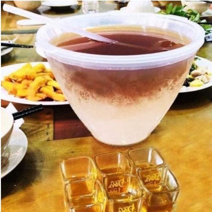 BÁT ƯỚP ĐÁ LẠNH ĐỰNG RƯỢU TIỆN DỤNG ( tặng gáo múc) DỤNG CỤ ƯỚP LẠNH TRÁI CÂY CAO CẤP NHỰA VIỆT NHẬT MALL