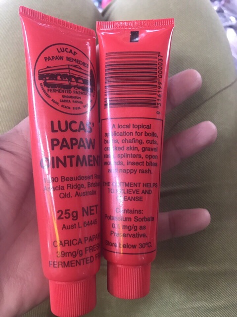 Kem đa năng Lucas’ Papaw Ointment 25g Xuất xứ: Úc