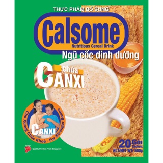 Ngũ cốc dinh dưỡng Calsome- gói nhỏ- vị socola, vani