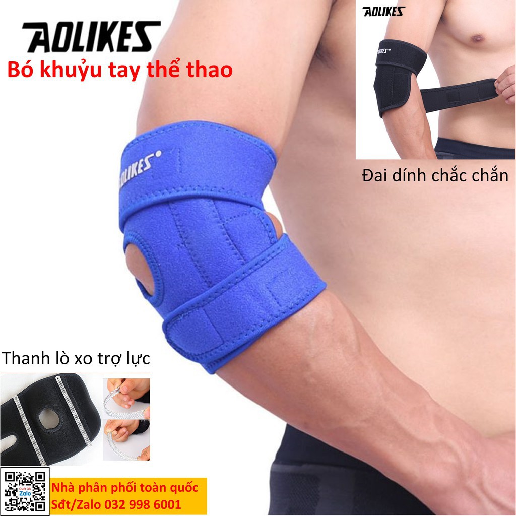 Đệm khuỷu tay chính hãng Aolikes AL 7946 thông hơi thoáng khí thatlunghn224