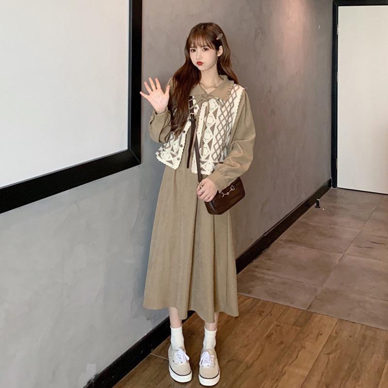 Set Đầm Thời Trang Nữ Phong Cách Retro