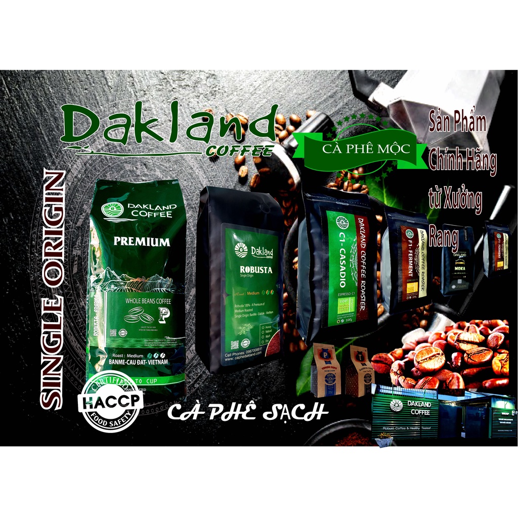 Cà Phê Rang Xay Nguyên Chất - DAKLAND COFFEE- ORIGINAL | BigBuy360 - bigbuy360.vn