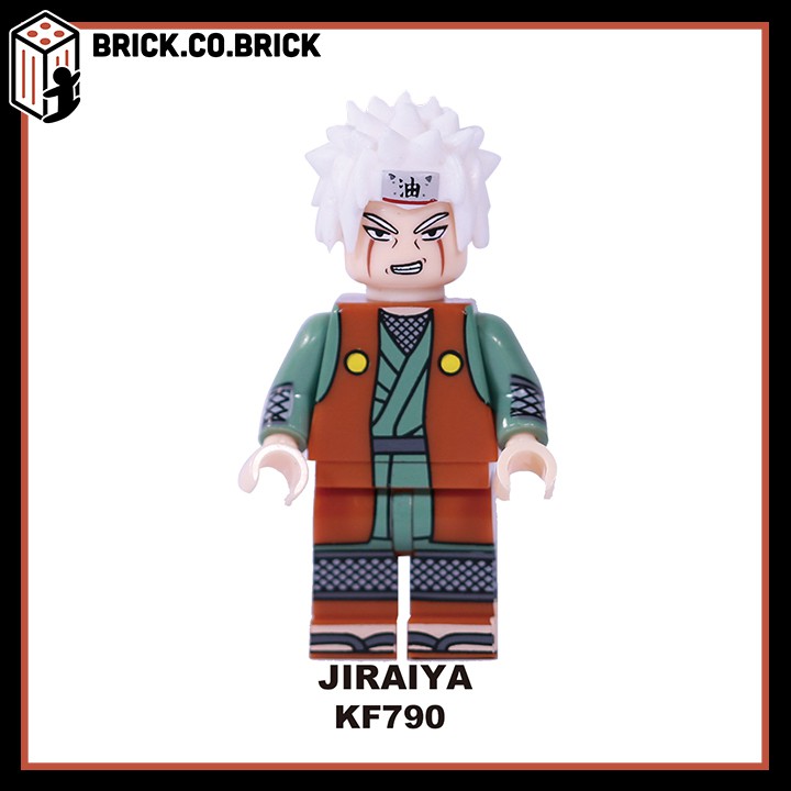 Jiraiya Itachi Sasuke Naruto Kakashi Đồ Chơi Lắp Ráp Non Lego Anime Ninja Naruto Mô Hình Minifigure KF6078