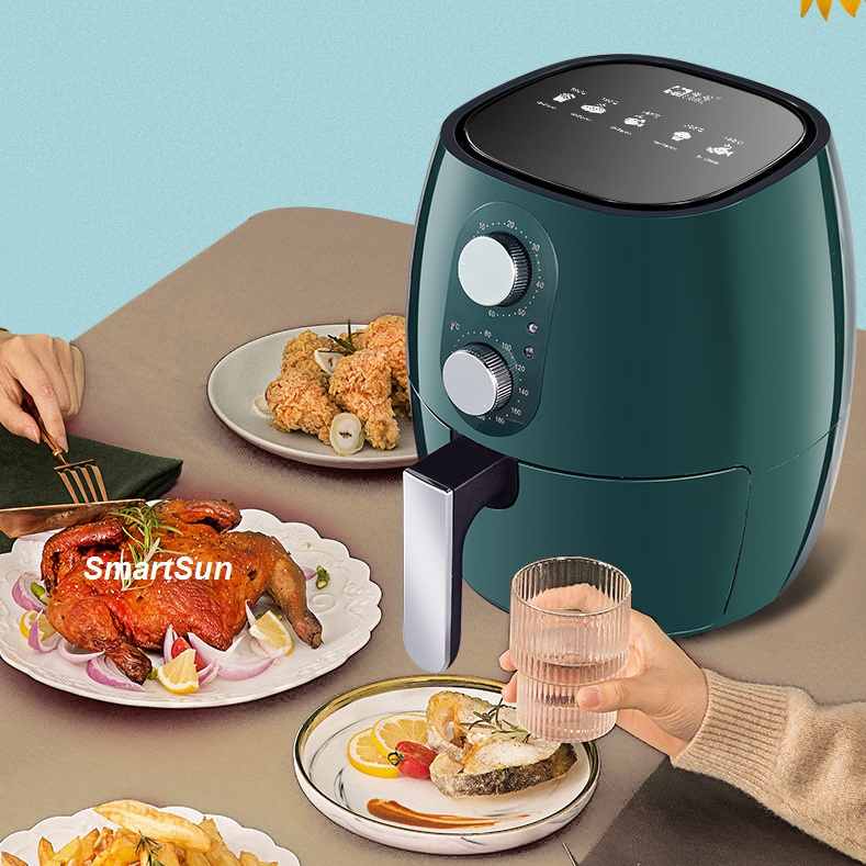 Nồi Chiên Không Dầu CAMEL 6.5L [Chính hãng], Công Suất Cao, Lòng Nồi Rộng - Bảo Hành 6 tháng - Gia dụng SmartSun
