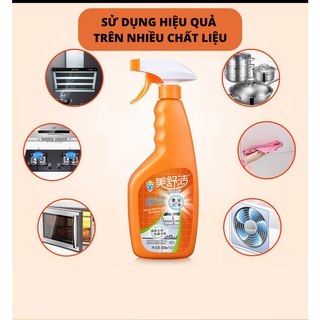 Chai xịt vệ sinh làm sạch dầu mỡ nhà bếp, tẩy rửa nhà bếp đa năng , tẩy rửa nhà vệ sinh và nhà tắm siêu sạch