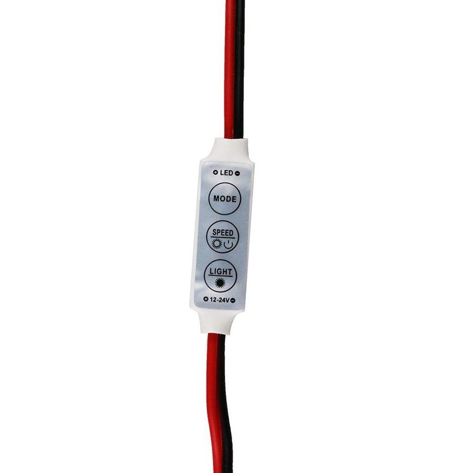 Bộ điều khiển Dimmer Bộ điều khiển đèn Led nhỏ 24V DC 12V 3 * 4A để điều khiển Ánh sáng dải đèn Led đơn màu SMD 2835 3528 5050 5630