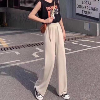 Quần culottes suông nhung tăm