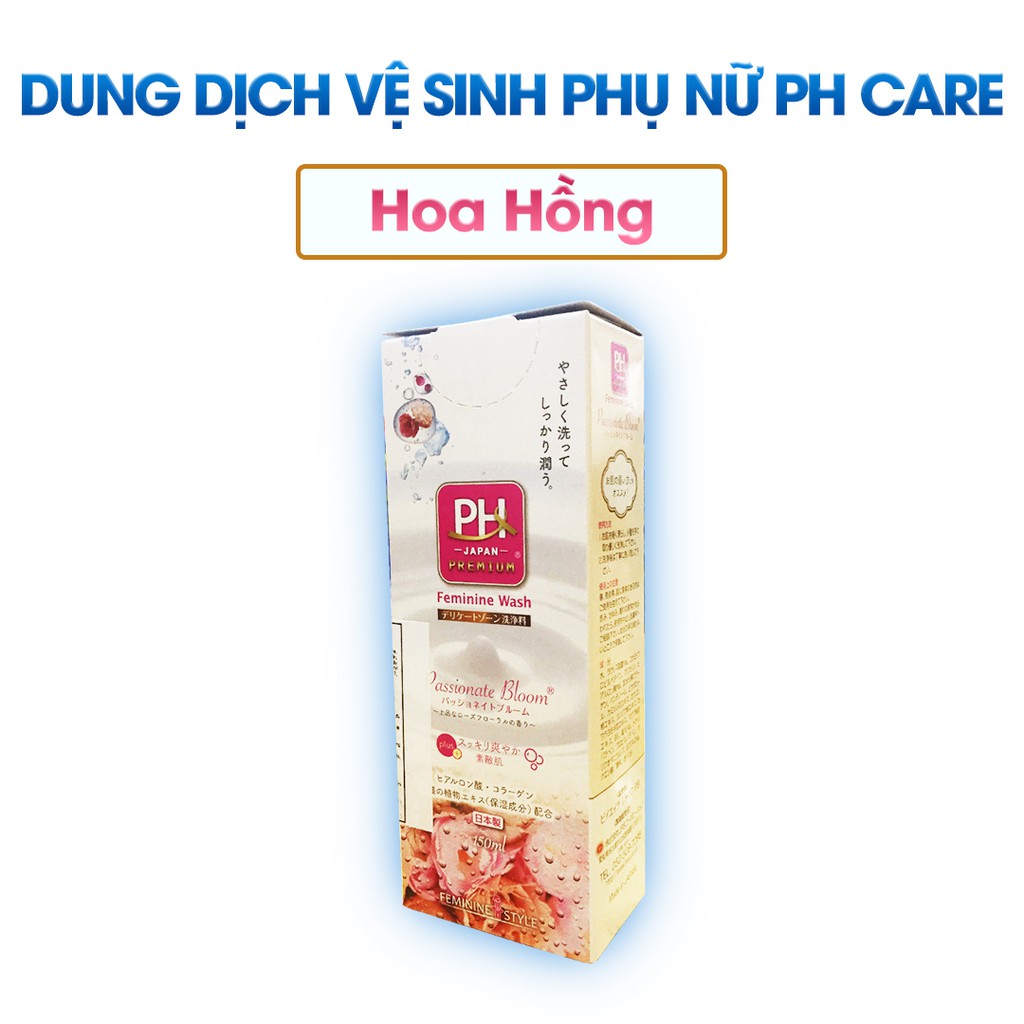 Dung dịch vệ sinh phụ nữ PH Care Nhật Bản đủ hương 150ml