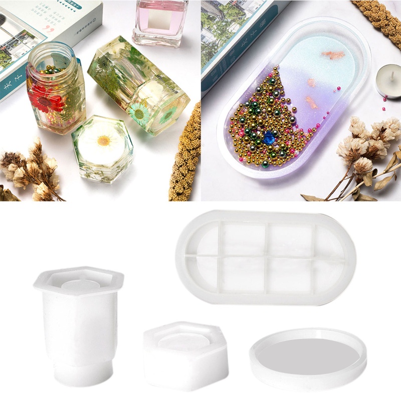 Khuôn Silicone Làm Hộp Đựng Epoxy DIY