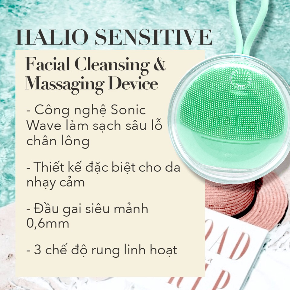 Máy rửa mặt HALIO SENSITIVE chính hãng Lixibox