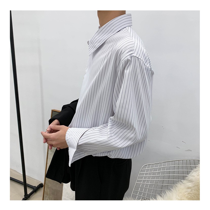 SƠ MI NÚT CHÉO, SƠ MI NAM KẺ DỌC ĐI HỌC ĐI LÀM ĐI CHƠI - LJINSTORE | BigBuy360 - bigbuy360.vn