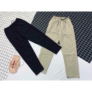 Quần BASIC PANTS KAKI màu be-đen UNISEX CỰC ĐẸP