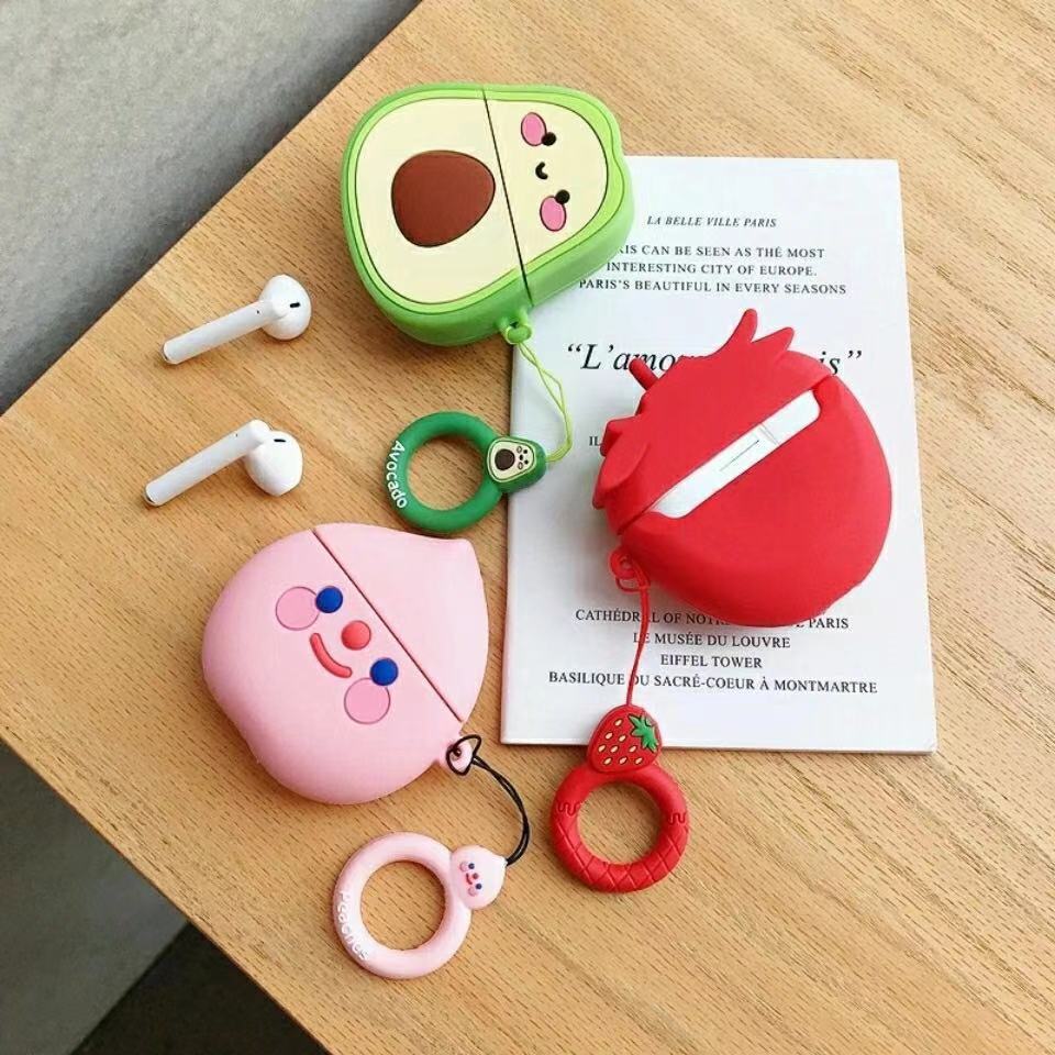 Vỏ hộp hình hoạt hình bảo vệ hộp sạc tai nghe airpods 1 / 2/pro