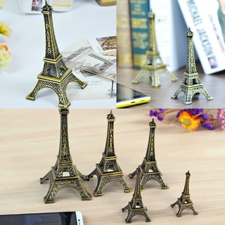 1 Mô Hình Tháp Eiffel Màu Vàng Cổ Điển