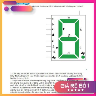 Mạch Làm Đồng Hồ LED  6 Số Mini OT0001