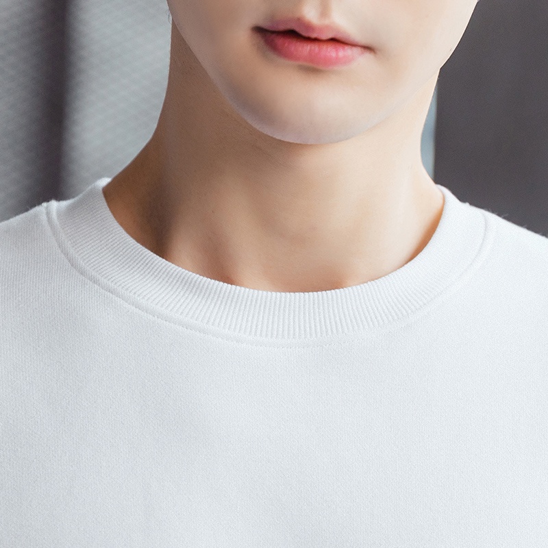 Áo nỉ tay dài cổ tròn cho nam size M-4XL
