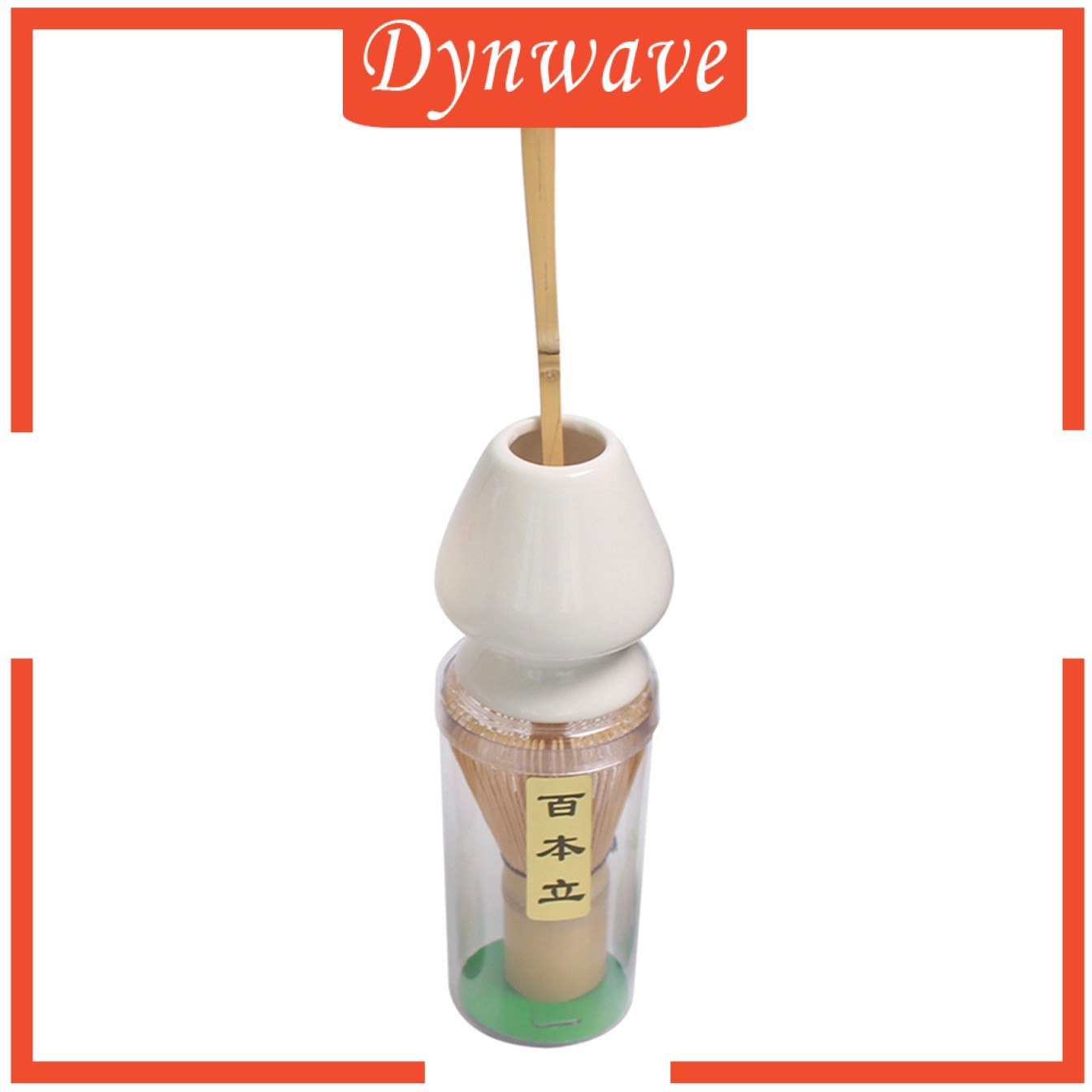 [DYNWAVE] Matcha Tea Whisk Set Bamboo Whisk+Bamboo Scoop+Ceramic Whisk Holder