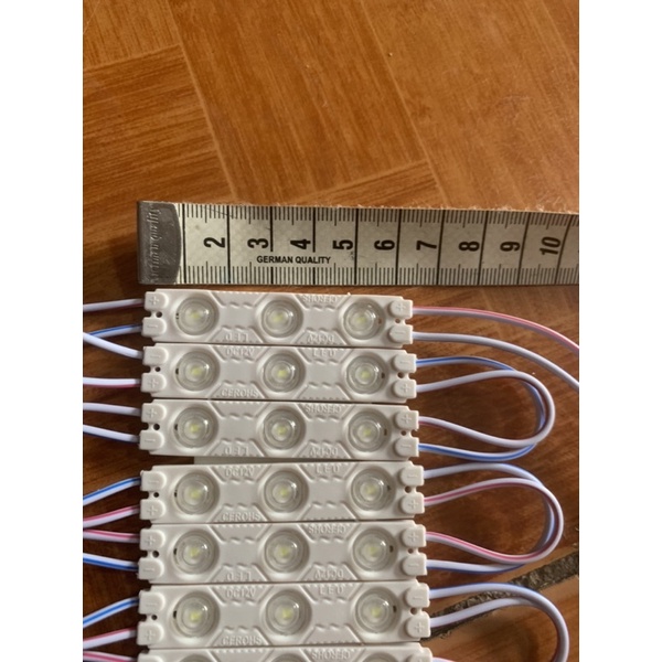 Bóng đèn led hắt 3 bóng 12v siêu sáng chống nước, đèn led 3 mắt 12v trang trí cửa hàng ngoài trời