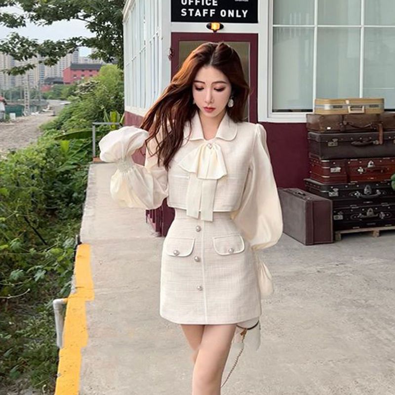 Set chân váy và áo tay dài thời trang 2022 xinh xắn cho nữ (Có bán lẻ)