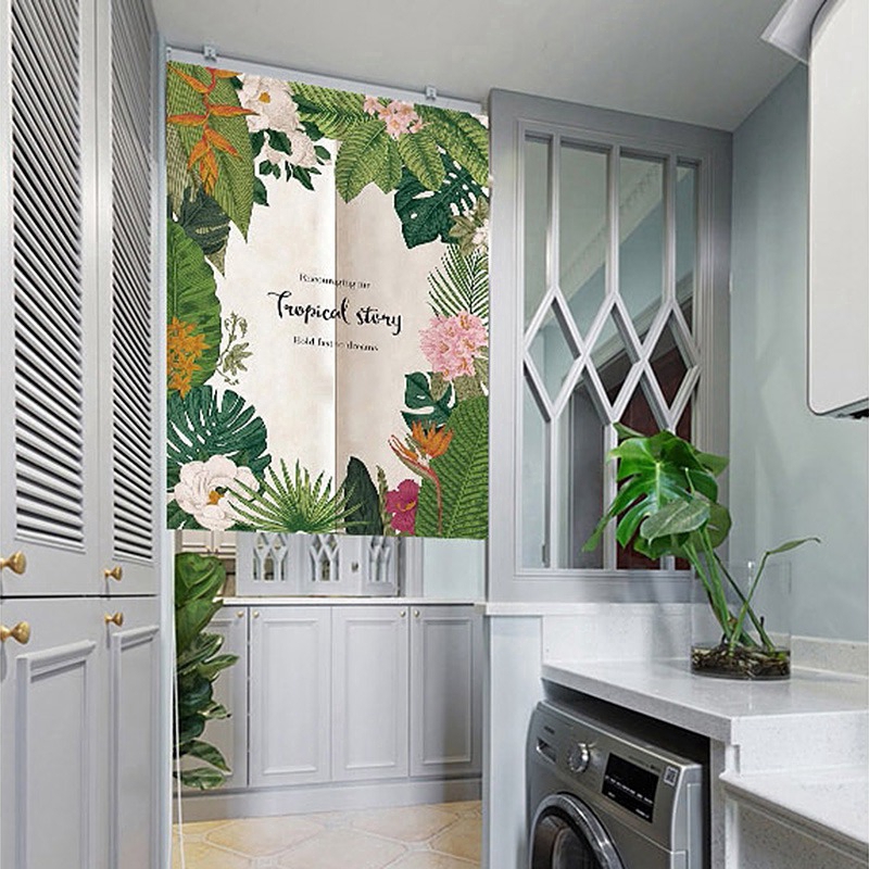 Rèm cửa họa tiết dễ thương đơn giản trang trí nội thất nhà ở