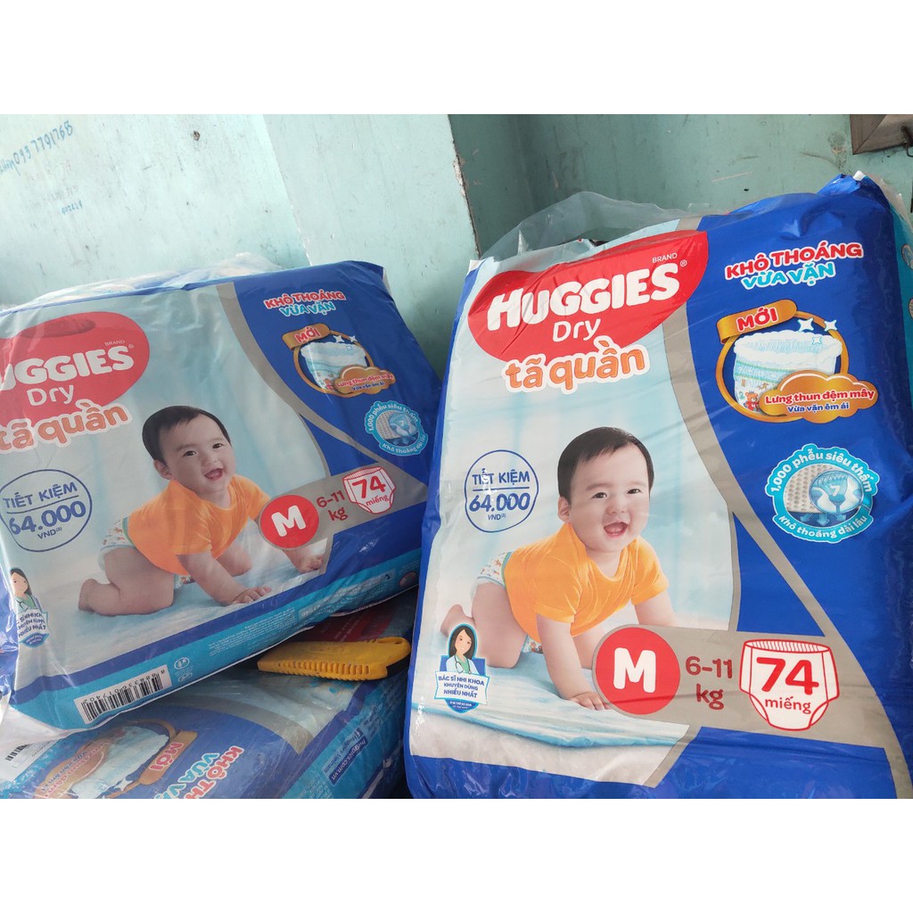 Tã quần huggies M74