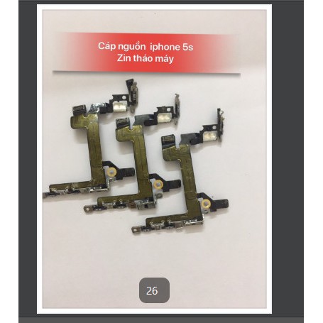 Cáp nguồn Iphone 5s ( Zin tháo máy)