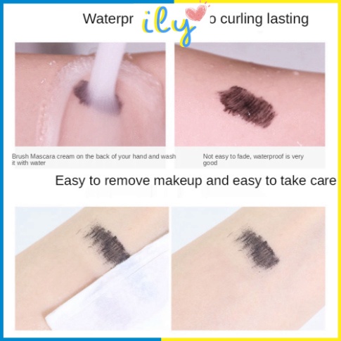 Mascara SUAKE chống mồ hôi không dễ nhòe chuốt mi cong vút và dày tự nhiên ILY