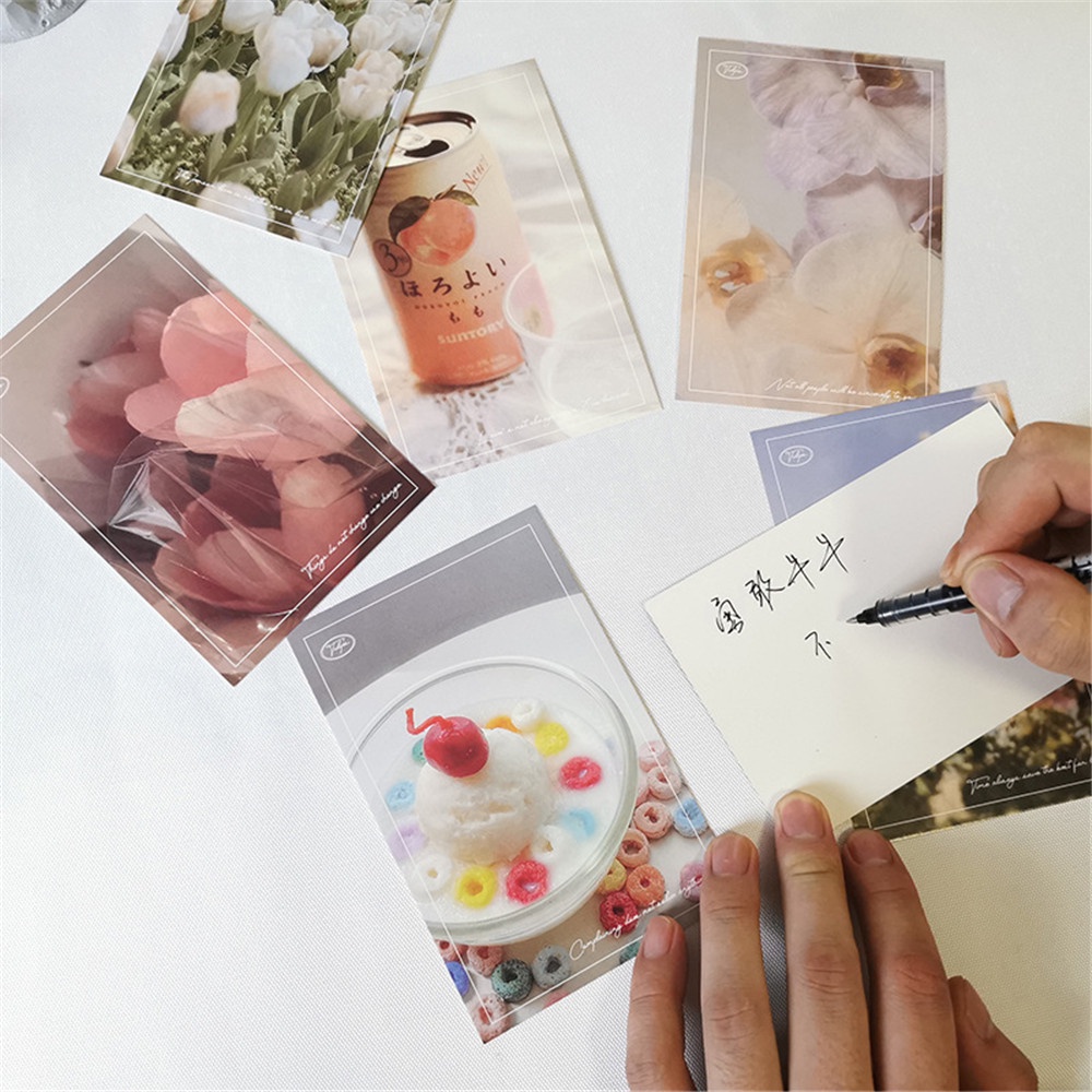 Set 30 tấm thẻ ảnh dán tường trang trí đơn giản