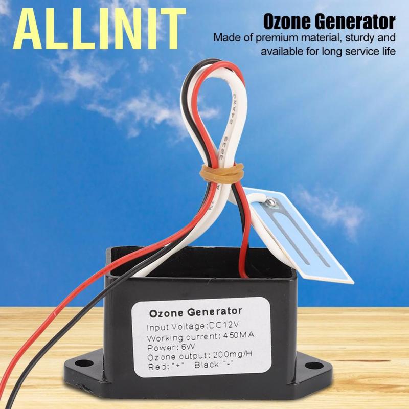 Allinit DIY Air Purifier Mini Fresher Ozone Generator DC12V for Household