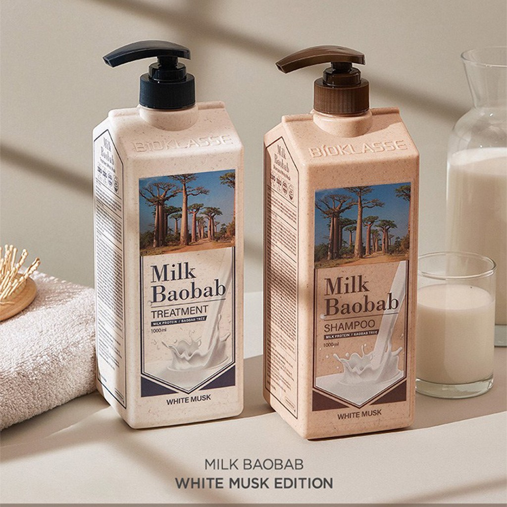 MILK BAOBAB Sữa Tắm Sữa Chất Lượng Cao 500ml white soap scent