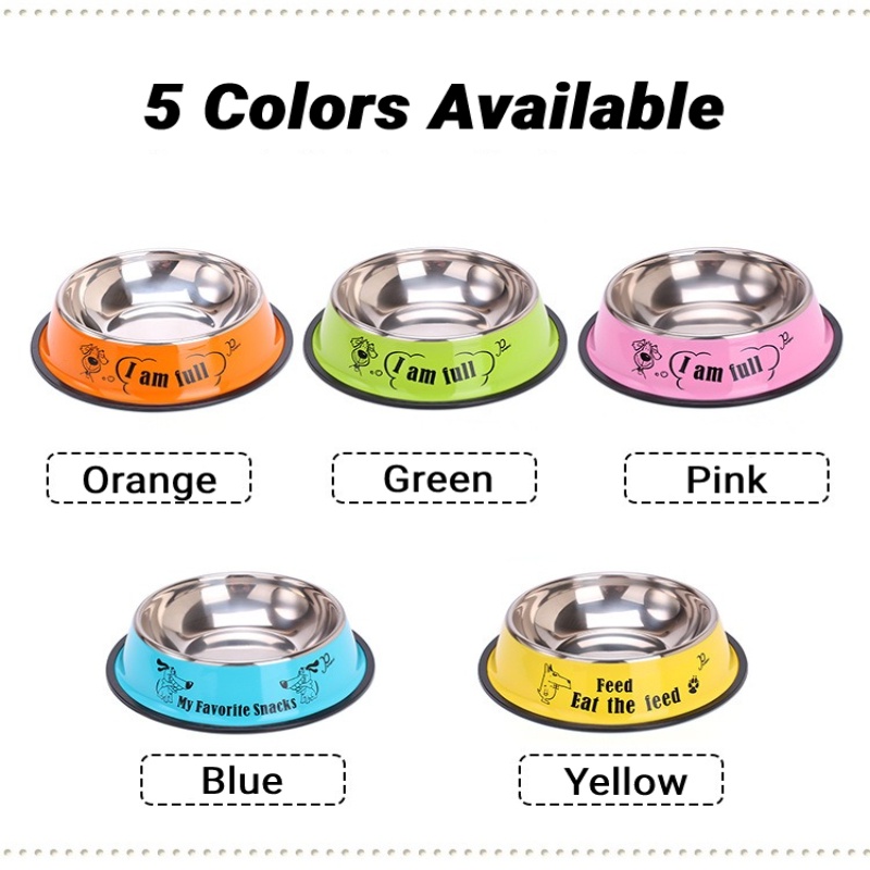 Tô ăn bằng thép không gỉ chống trượt tiện dụng cho thú cưng
