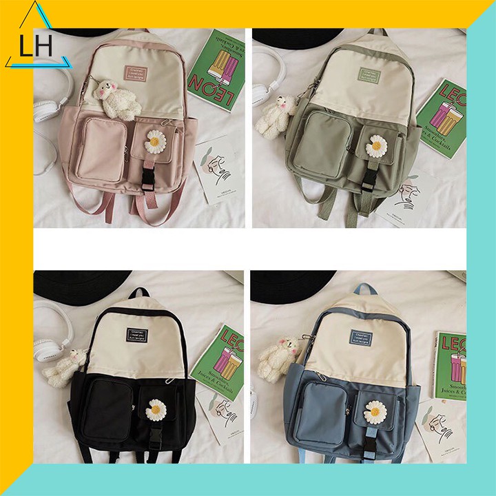 Balo CLEVER thời trang trẻ trung - Balo vải chống thấm nước