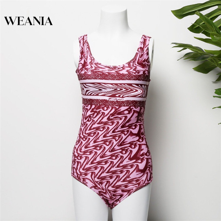 Bộ Đồ Bơi Một Mảnh In Họa Tiết Chữ Cái Cho Nữ