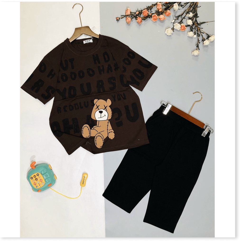 Set bộ đồ mặc nhà nữ quần lửng áo thun phong cách cho chị em THỜI TRANG KME FASHION