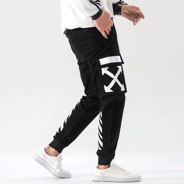 FREESHIP 50K - Quần Jogger Kaki Túi Hộp Nam, Nữ Unisex Dáng Thể Thao In Chữ X