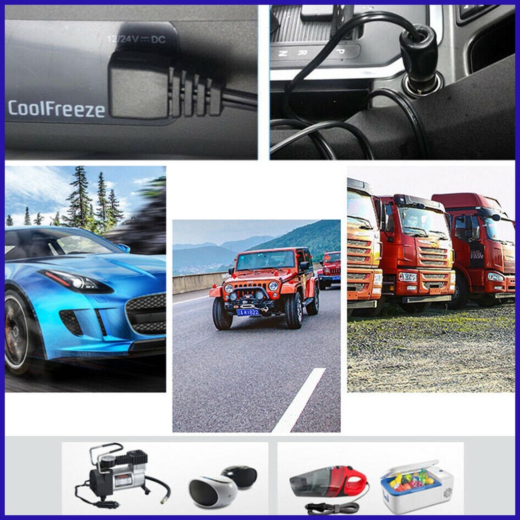 Dây Cáp Nguồn 12V Cho Tủ Lạnh Xe Hơi Tiện Dụng