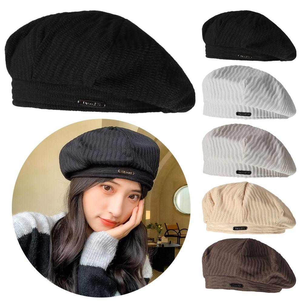 Mũ Beret Màu Trơn Phong Cách Cổ Điển MIHAN1