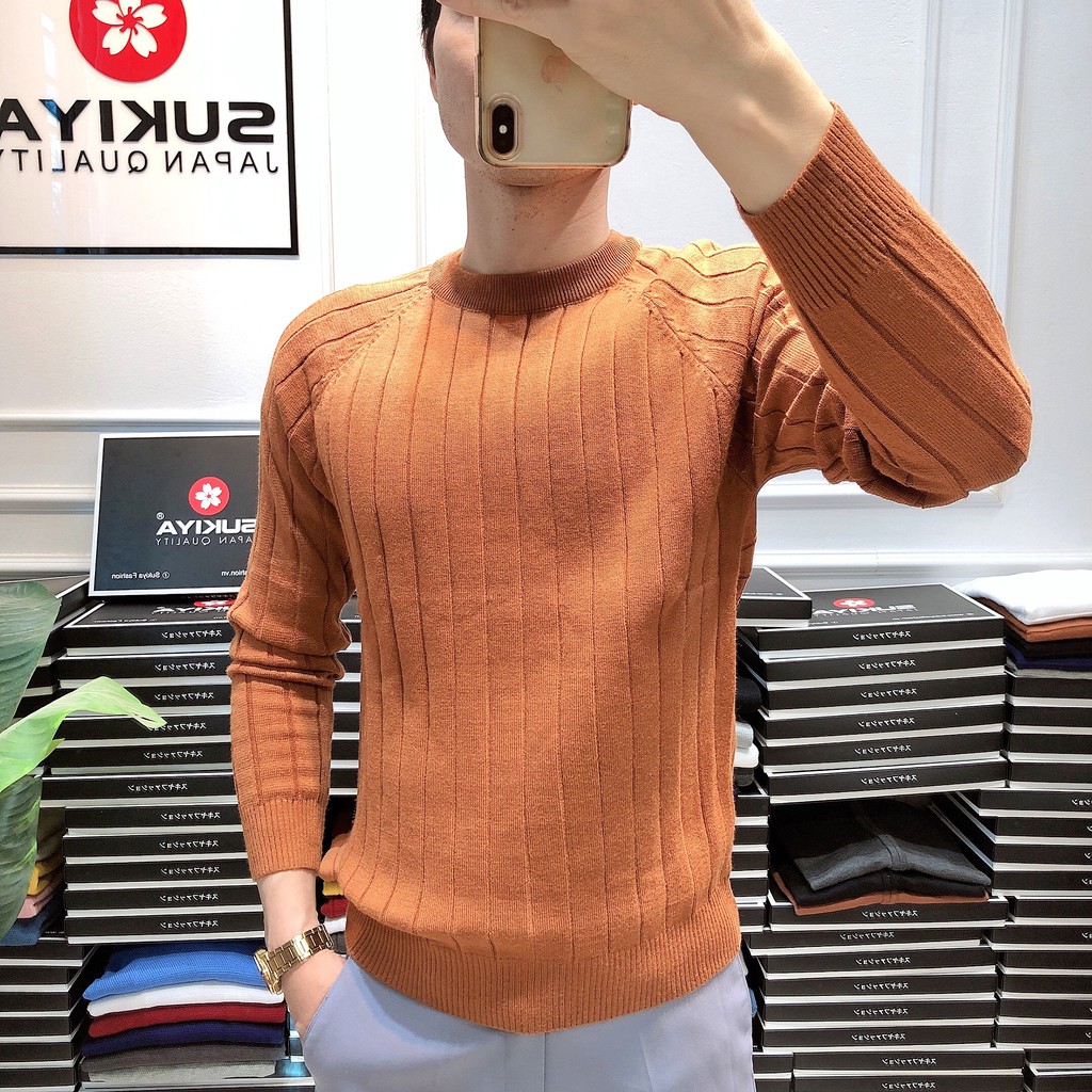 Áo len nam hàng hiệu sang trọng Sukiya fashion AL05 | BigBuy360 - bigbuy360.vn