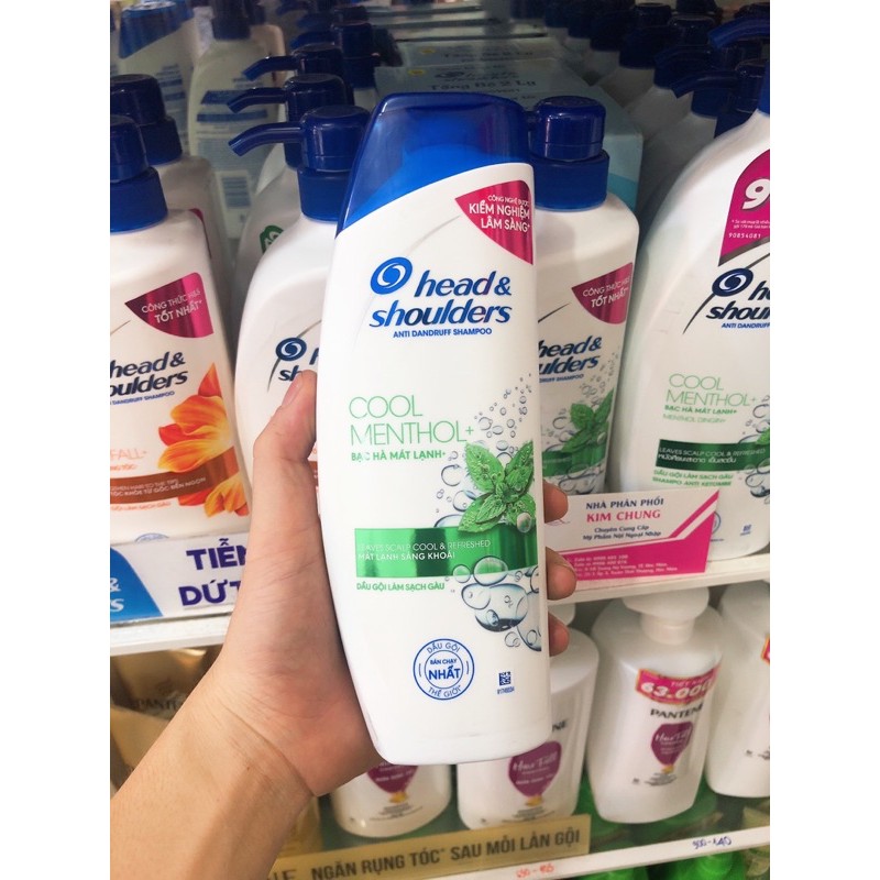 Dầu gội đầu Head &amp; Shoulders bạc hà 170g, 350g