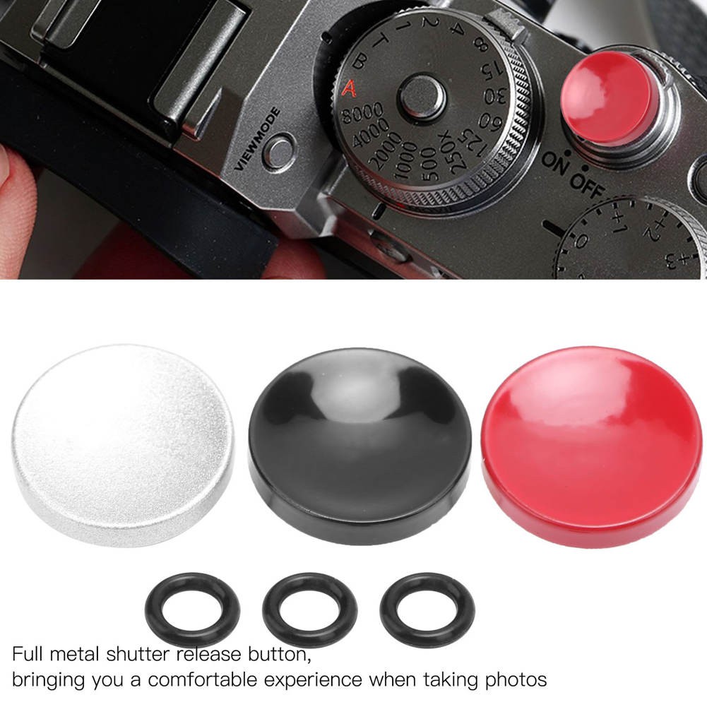 [READY STOCK] Camera Shutter Release Button Metal Concave for Fujifilm X Series