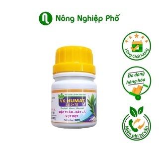 Phân bón lá sinh học NPK VK - HUMAT 2-5-3 + TE giúp cây mập thân, dày lá, vọt đọt - Chai 50ml