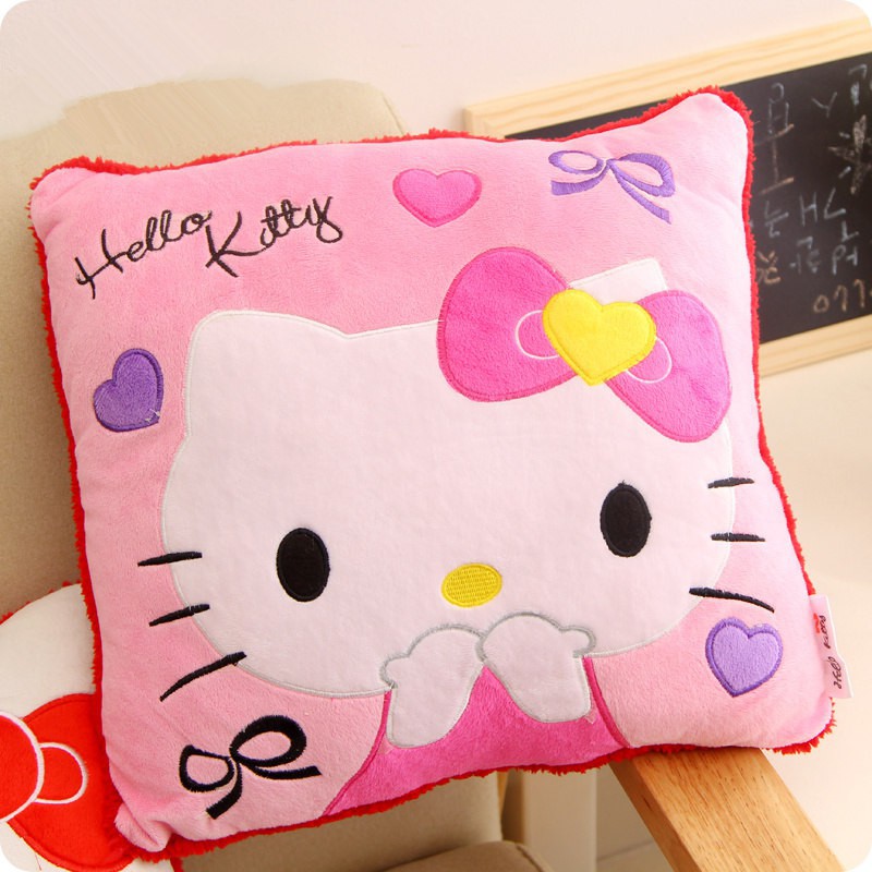 Hello Kitty Gối Sofa Hình Vuông Chất Liệu Mềm Mại 84224207