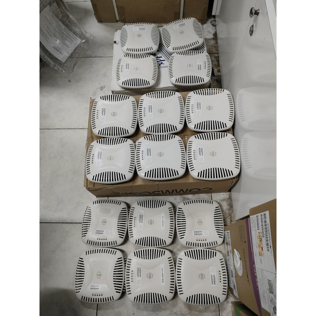 Bộ Phát Wifi Aruba IAP-135 RW Chuyên Dụng Full Box kèm nguồn 12V-2A, chấn đế treo trần